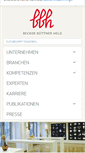 Mobile Screenshot of beckerbuettnerheld.de